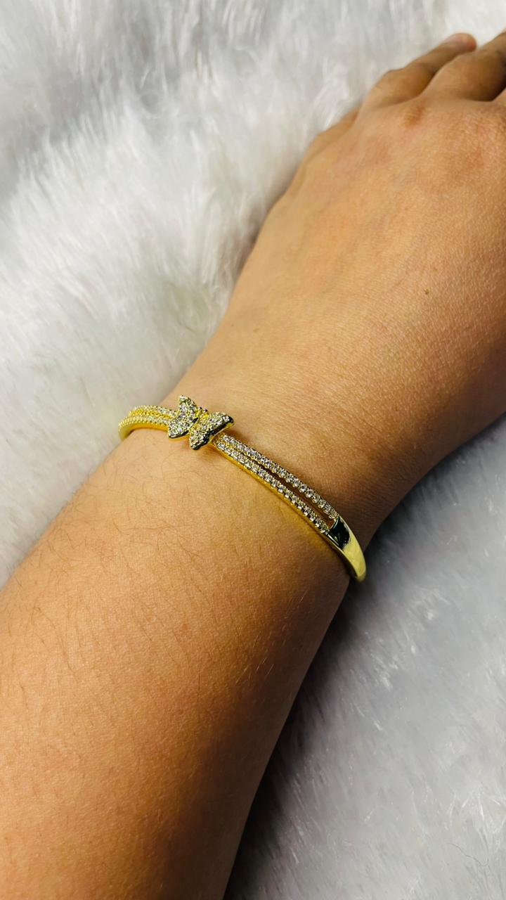 Diamond Butterfly Bracelet / Kada