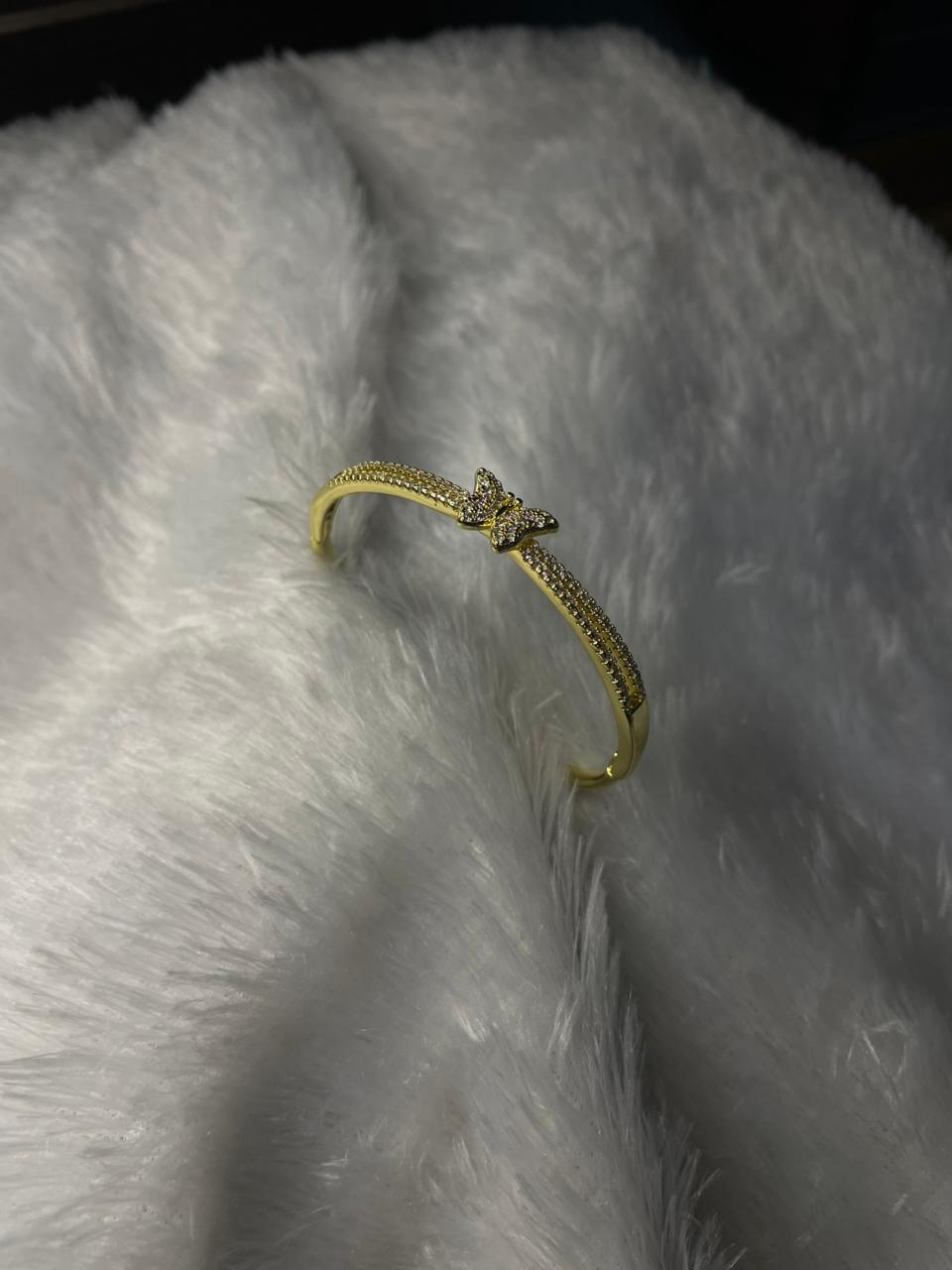 Diamond Butterfly Bracelet / Kada