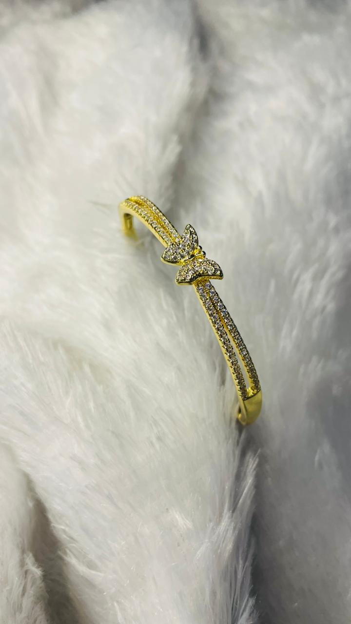 Diamond Butterfly Bracelet / Kada