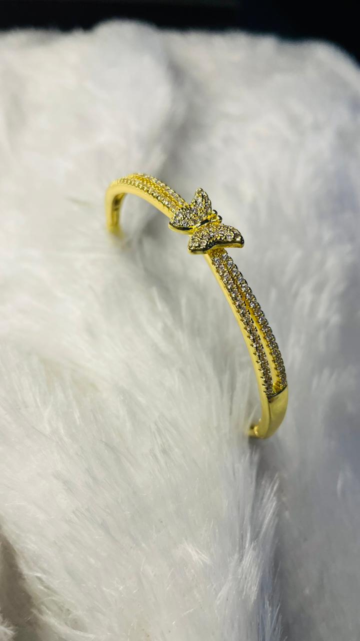 Diamond Butterfly Bracelet / Kada